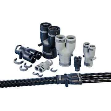 ABB Stotz-Kontakt - Verbinder für Wellschläuche Y-Verteiler BVYD-171212GT − 20 Stück