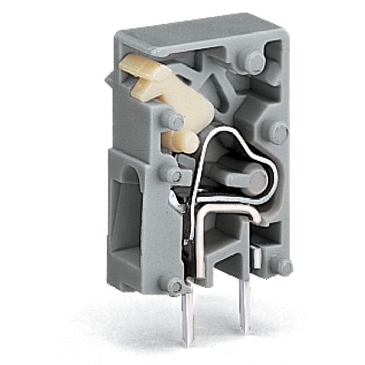 WAGO - Leiterplattenklemme Anreihbare Leiterplattenk. 741-901 Drücker,2,5mm²,gr − 100 Stück