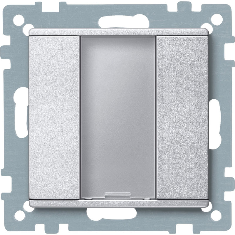 Merten - Bussystem-Tastsensor Taster 1f. plus alu 627560