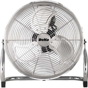 DeKon - Umluftventilator Bodenventilator B 141 Chrom-Line 44cm, 120W