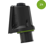 Walther Werke - CEE-Gerätestecker (IEC 60309) CEE NEO Wandgerätestecker FW710402CC schräg 16A 4P 2h − 10 Stück