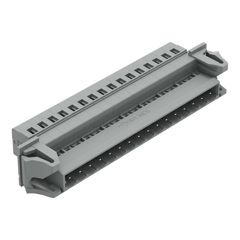 WAGO - Kabelsteckverbinder für Leiterplattensteckverbinder 1-Leiter-Stiftleiste 231-616/114-000 CAGECLAMP,2,5mm²,gr − 10 Stück