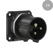 Walther Werke - CEE-Gerätestecker (IEC 60309) CEE NEO Anbaugerätestecker FW612301CC gerade 16A 3P 1h