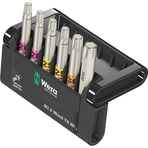 Wera - Bit-Set Bit-Check 6 Wood 05056470001 TX HF 1, 6-teilig