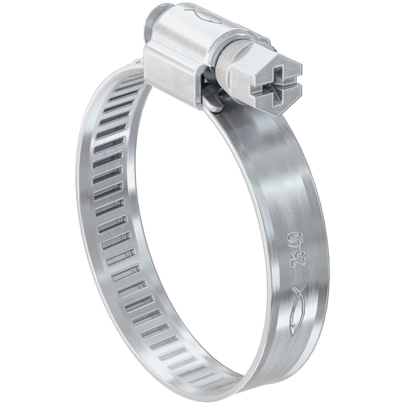 Fischer Deutschl - Schneckenschlauchschelle Schlauchschelle SGS 9 W2 10 - 16 10-16mm − 100 Stück