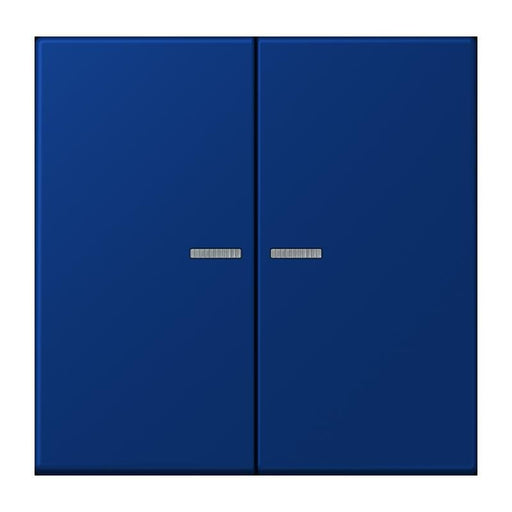 Jung - Bedienelement intelligent Taster 2fach BT LC 17102 261 bleu outremer fonce