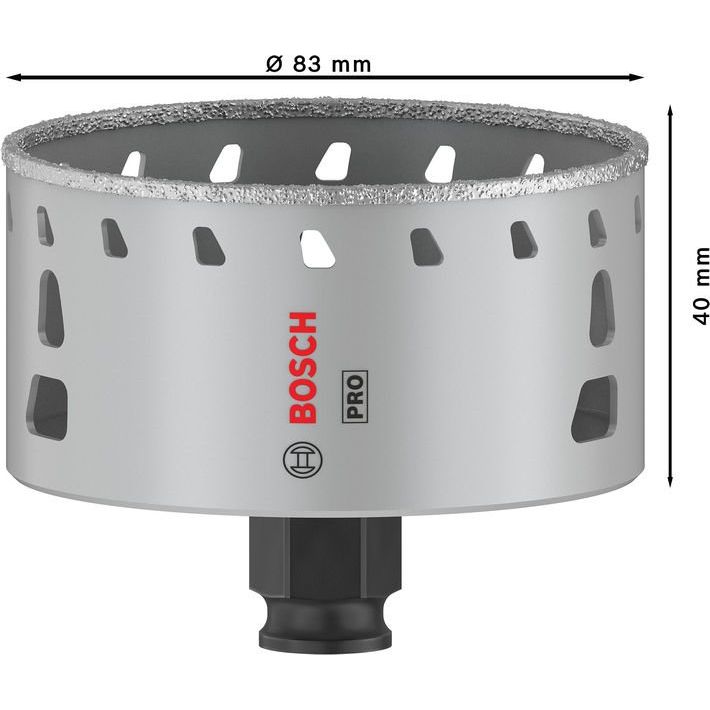 Bosch - Lochsäge PRO Tile PC Plus Lochsäge, 2608901573 83 mm, HS