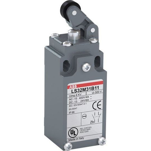 ABB Stotz S&J - Einzelpositionsschalter Standard-Positionsschalter LS33M31B11 Metall-Gehäuse IP66