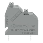 WAGO - Leiterplattenklemme DoppelstockLeiterplattenk. 250-702 Drücker,1,5mm²,gr − 66 Stück