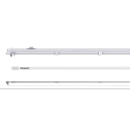 Pracht - Decken-/Wandleuchte LED-Feuchtraumleuchten-Set LUNARETROSET#5212204 1,2m, inkl Tube − 1 Stück by Pracht
