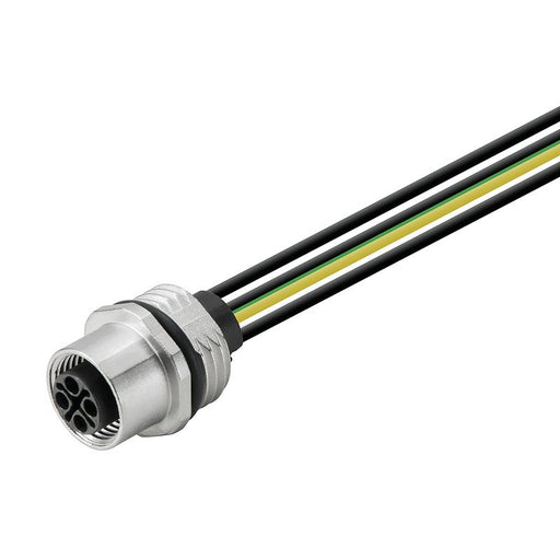 Weidmüller - Rundsteckverbinder, Einbau (mit Leitung) Steckverbinder SAIEM12B3+PES0.2UM16 M12 − 1 Stück by Weidmüller
