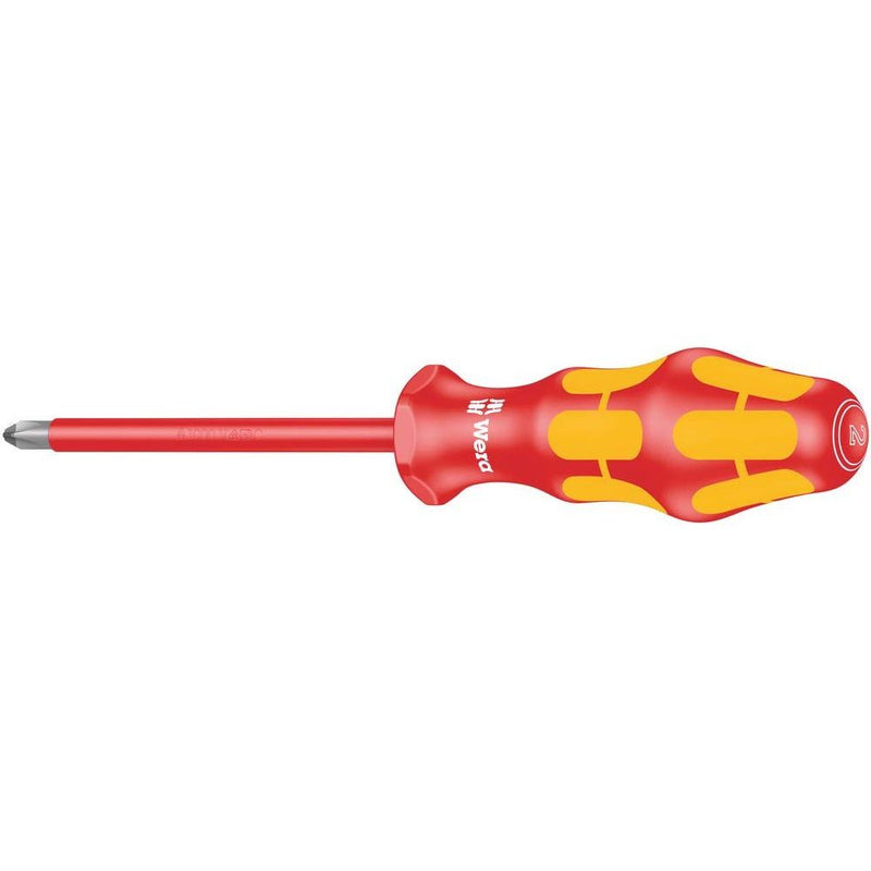 Wera - Kreuzschlitz-Schraubendreher VDE-Schraubendreher 006156 162i Kreuz, isol