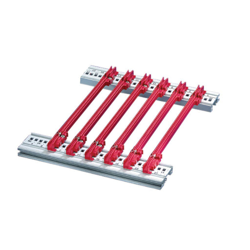 Schroff - Befestigungsteil für Baugruppe mit Rastermaß 482,6 mm (19 Zoll) Führungsschienen 24568361 (VE10)