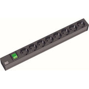 Bachmann - Power distribution unit (PDU) 19Zoll Steckdosenleiste 8f 333.505 1HE, mit Schalter