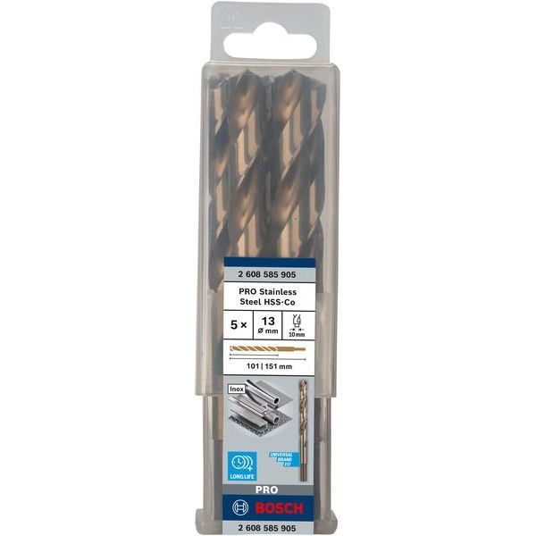 Bosch - Bohrer PRO Stainless Steel HSS-Co 2608585905 Spiralbohrer 13 x