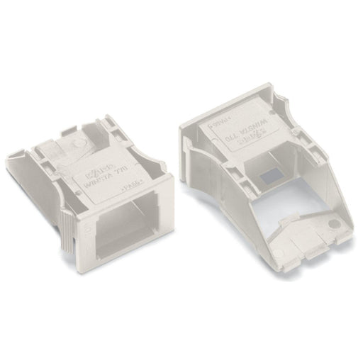 WAGO - Zubehör/Ersatzteile für steckbare Gebäudeinstallation Snap-In-Rahmen 770-337 2-pol.,1,0 3,0mm,ws − 100 Stück