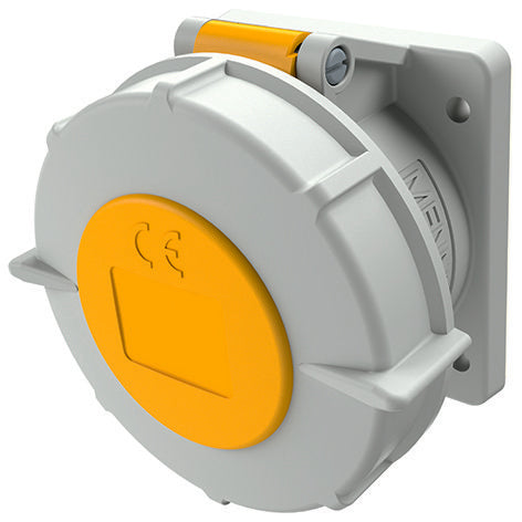 Mennekes - CEE-Anbausteckdose (IEC 60309) Anbaudose TwinCONTACT 1809 32A3p4h110V, IP67