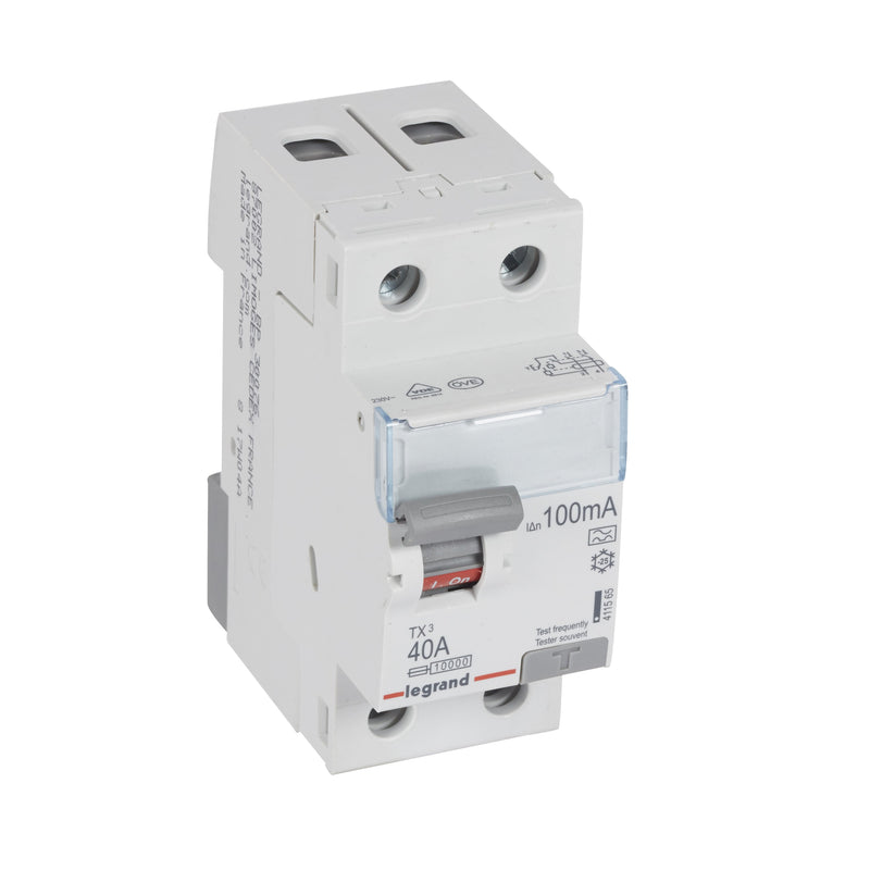Legrand - Fehlerstrom-Schutzschalter Fehlerstromschutzschalter Legrand 411565 40A,2pol100mA,230VAC