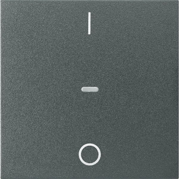 Berker - Abdeckung/Bedienelement für Installationsschalterprogramme Abdeckung Tastsensor-Modul 80962285 1-fach anthrazit