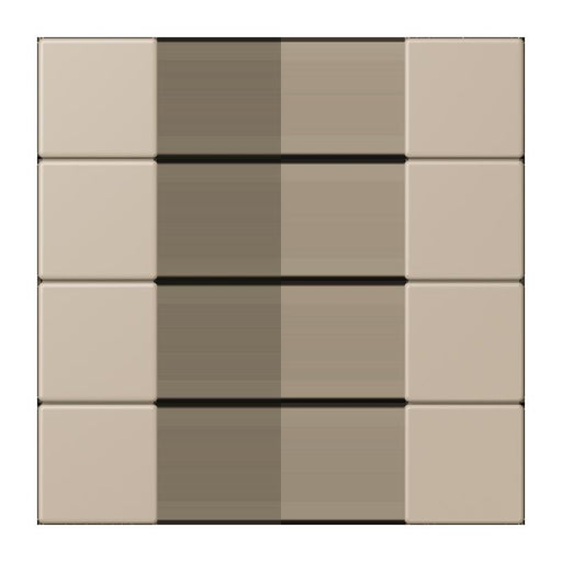 Jung - Abdeckung/Bedienelement für Installationsschalterprogramme Tastensatz 4fach LC 504 TSA 243