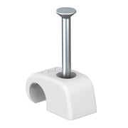 OBO Bettermann - Nagelschelle (für Kabel) Haft-Clip 2025 25 RW − 100 Stück