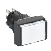 Schneider Electric - Drucktaster, Komplettgerät Leuchtdrucktaster, weiß XB6EDW1B1P o. Rastung, 24V, 1W