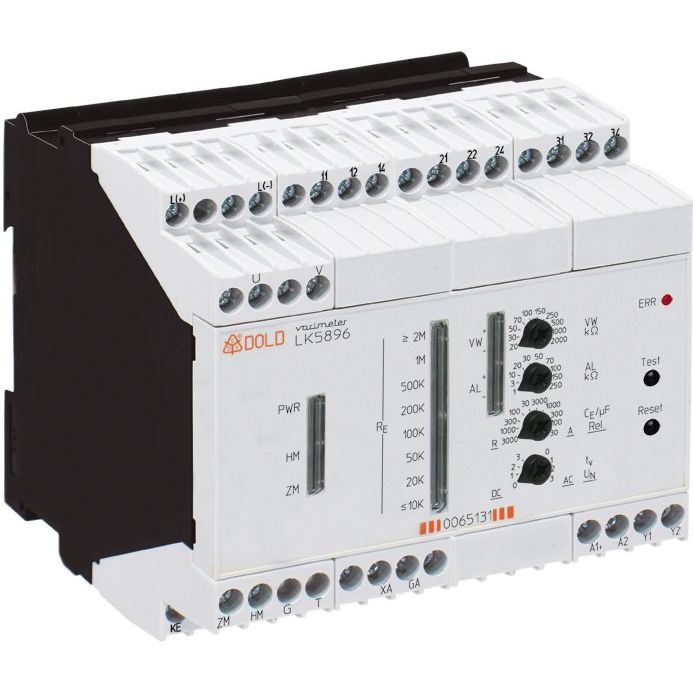 Dold&Söhne - Isolations-/Erdschlussüberwachungsgerät Isolationswächter LK5896.13/100 UH=DC20-30V