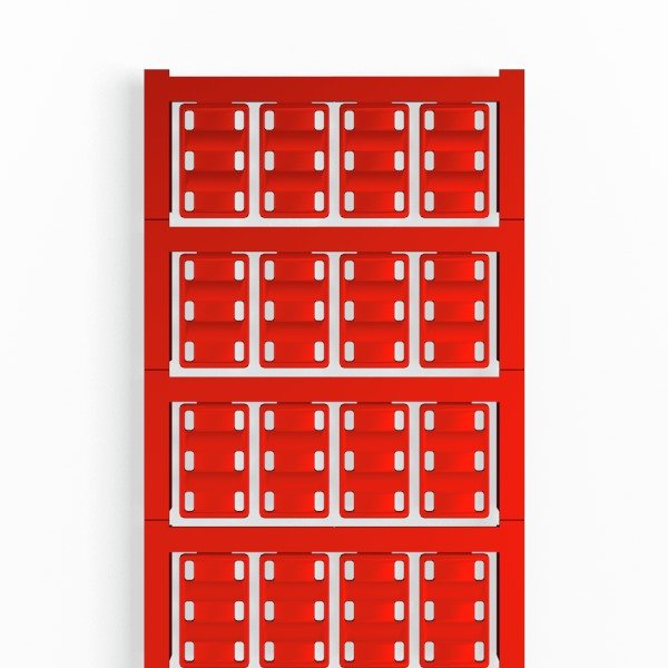 Weidmüller - Kabelmarkierungssystem Leitermarkierer VTSFX1423NEUTRALRTV0 23x14mm,rot − 320 Stück