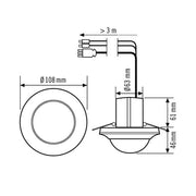 ESYLUX - Bussystem-Bewegungsmelder Decken-Präsenzmelder PD-C 360 #EP10427374