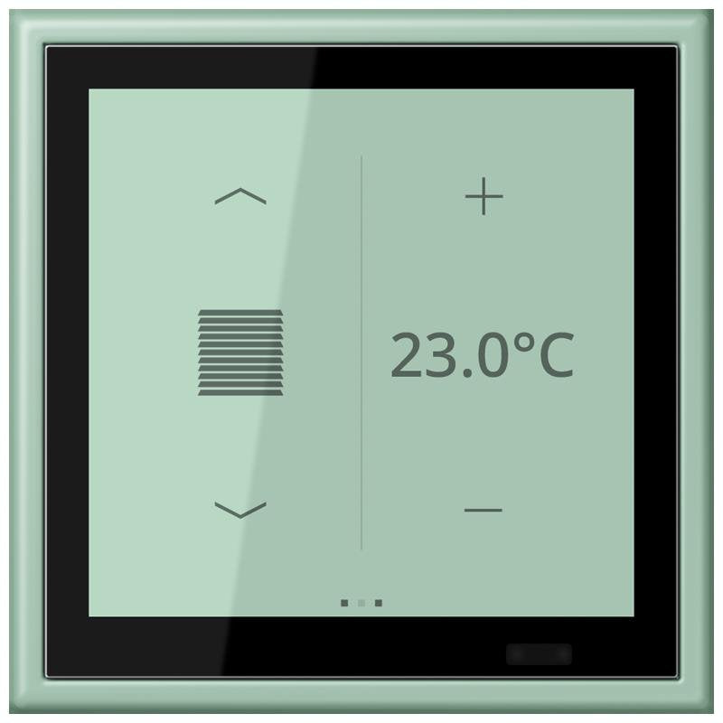 Jung - Bussystem-Mehrfach Bediengerät KNX Raumcontroller LC 459 D1 S 217 vert anglais clair