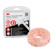 3M - Klettband Druckverschluss SJ3560/IPS 25mmx2.5m, 5,7mm − 4 Stück