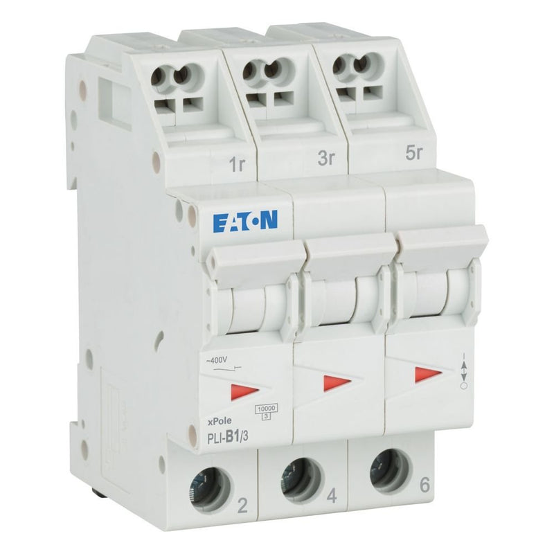 Eaton - Leitungsschutzschalter PLI-B1/3 1 A, 3p,Steckkl. B