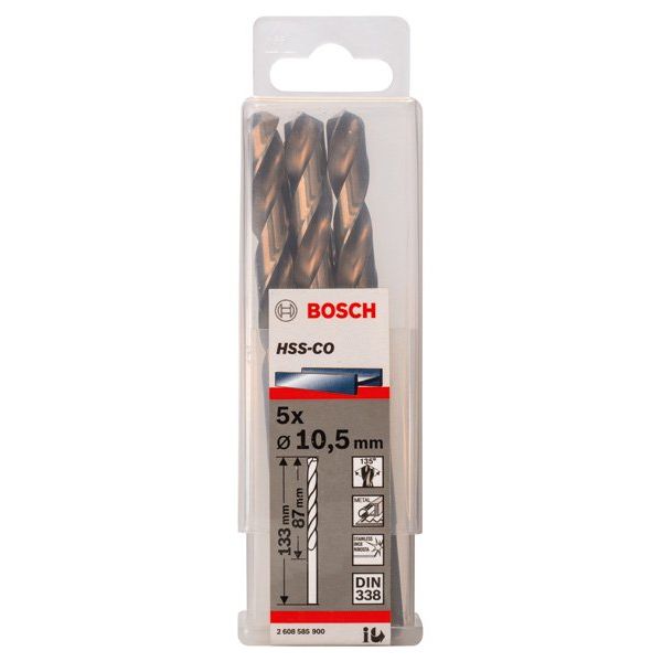 Bosch - Bohrer PRO Stainless Steel HSS-Co 2608585900 Spiralbohrer 10,5 x