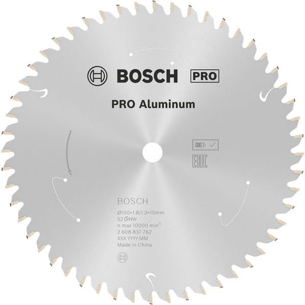 Bosch - Kreissägeblatt PRO Aluminium cordless 2608837762 Kreissägeblatt 150 x