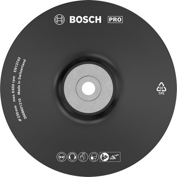 Bosch - Stützteller für Schleifwerkzeug PRO Stützteller weich, 2608601210 230 mm, M14