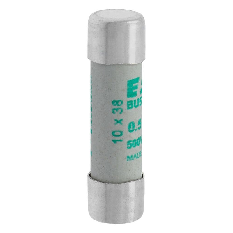 Eaton - Zylindrische Sicherung Sicherungseinsatz C10M0.5 0.5 A, AC 500 V − 10 Stück