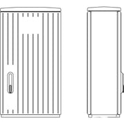 Elsta Mosdorfer - Gehäuse/Schaltschrank (leer) Kabelverteilerschrank A850 850-0DSMO#10031685 inkl. Montageplatte