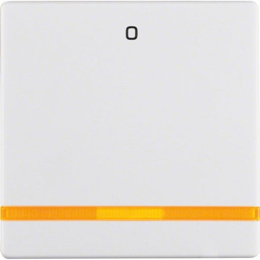 Berker - Abdeckung/Bedienelement für Installationsschalterprogramme Wippe 16246089 Aufdruck "0"
