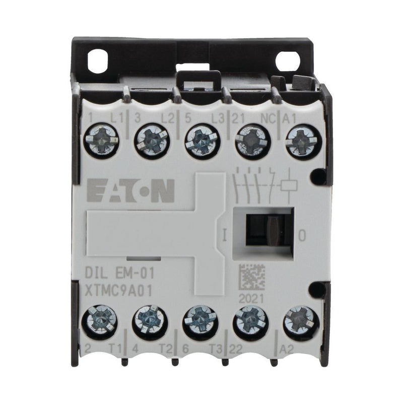 Eaton - Leistungsschütz zum Schalten von Wechselstrom Leistungsschütz DILEM-01(110V50HZ) AC-3/400V:4kW 3p