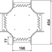 OBO Bettermann - Kreuzstück für Kabelrinne Kreuzung für Kabelrinne RK 820 FT 85x200