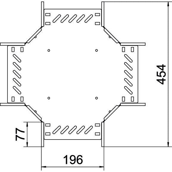 OBO Bettermann - Kreuzstück für Kabelrinne Kreuzung für Kabelrinne RK 820 FT 85x200
