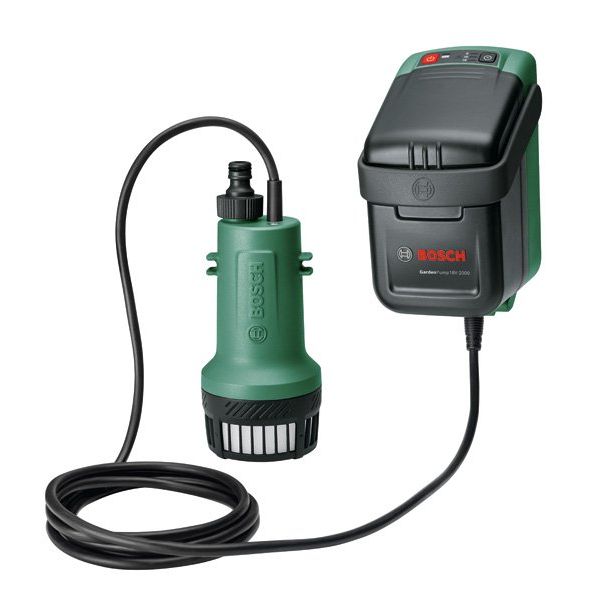 Bosch - Abwassertauchpumpe Akku-Regenwasserpumpen 06008C4203 GardenPump 18V-2000
