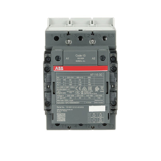 ABB Stotz S&J - Leistungsschütz zum Schalten von Wechselstrom Schütz AF116-30-22-13 100-250V AC/DC
