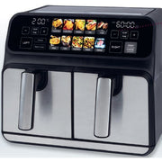 PROFICOOK - Fritteuse Doppel-Heißluft-Fritteuse PC-FR 1287 H Grafik-Display