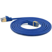 Wantec - Patchkabel Kupfer SSTP-Patchkabel Cat.6A bl 7129 bl 0,25m 0,25m Steck.4mm