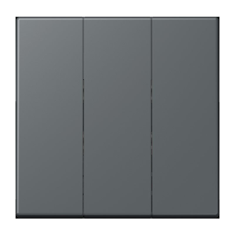 Jung - Abdeckung/Bedienelement für Installationsschalterprogramme Wippe 3fach LC 993 BF 202