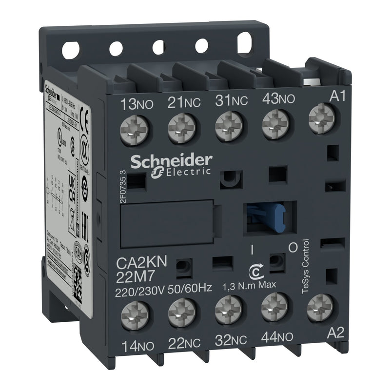 Schneider Electric - Hilfsschütz, Relais Hilfsschütz CA2KN22N7 2S, 2Ö, 415V
