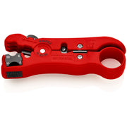 Knipex - Abisolier-/Abmantelwerkzeug Abisolierwerkzeug 16 60 06 SB für Koax 125mm