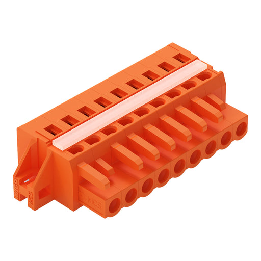 WAGO - Kabelsteckverbinder für Leiterplattensteckverbinder 1-Leiter-Federleiste 231-309/027-000 CAGECLAMP,2,5mm²,or − 25 Stück