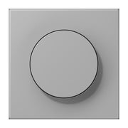Jung - Abdeckung/Bedienelement für Installationsschalterprogramme Abdeckung mit Drehknopf LC 1740 204 gris moyen